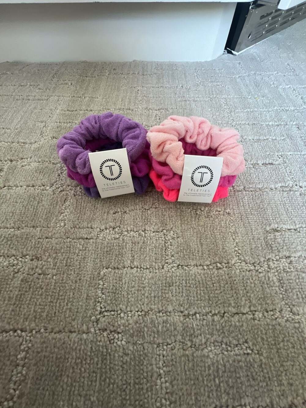 Teleties Terry Cloth Hair Scrunchies - Antigua and Aruba Sets